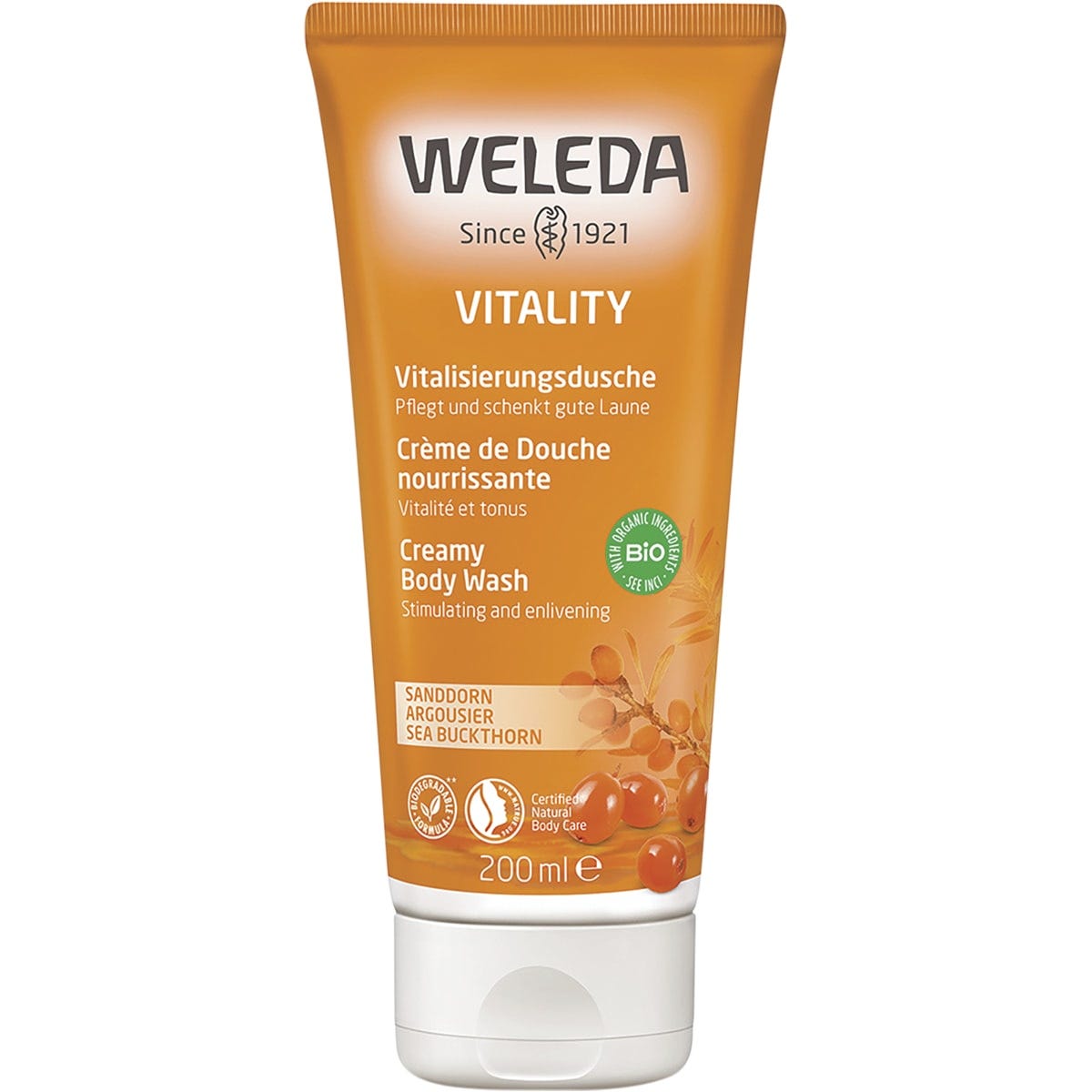 Vitality Creamy Body Wash Sea Buckthorn