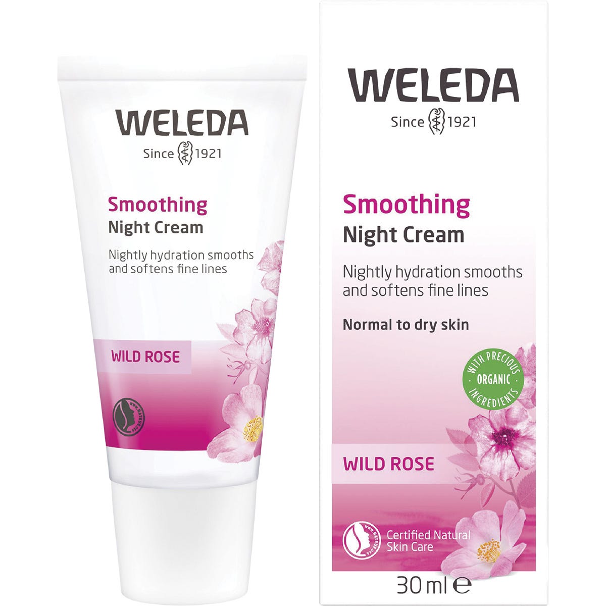 Smoothing Night Cream Wild Rose