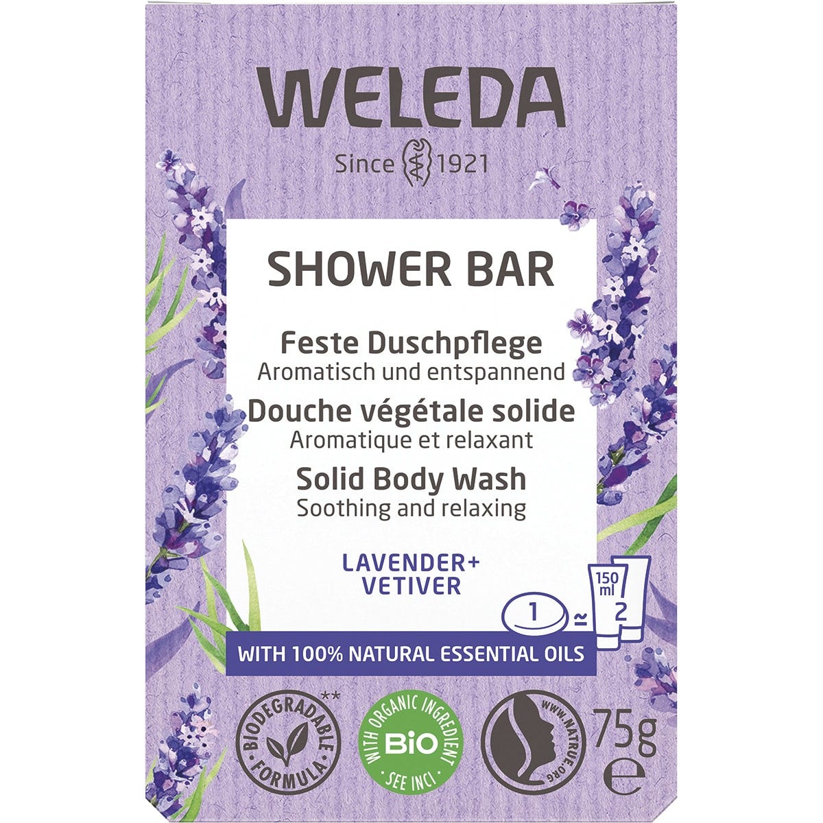 Shower Bar Lavender & Vetiver