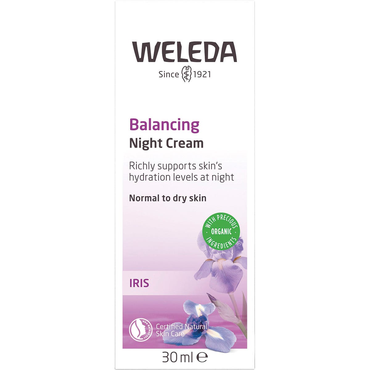 Weleda Balancing Night Cream Iris