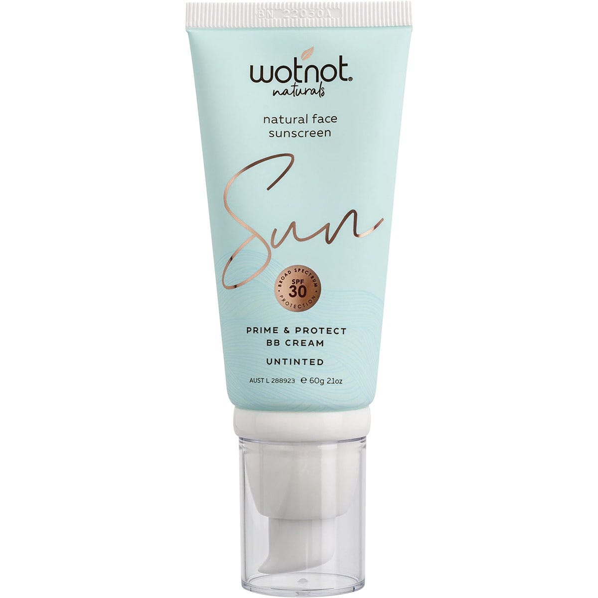 Wotnot Natural Face Sunscreen 30 SPF Untinted BB Cream