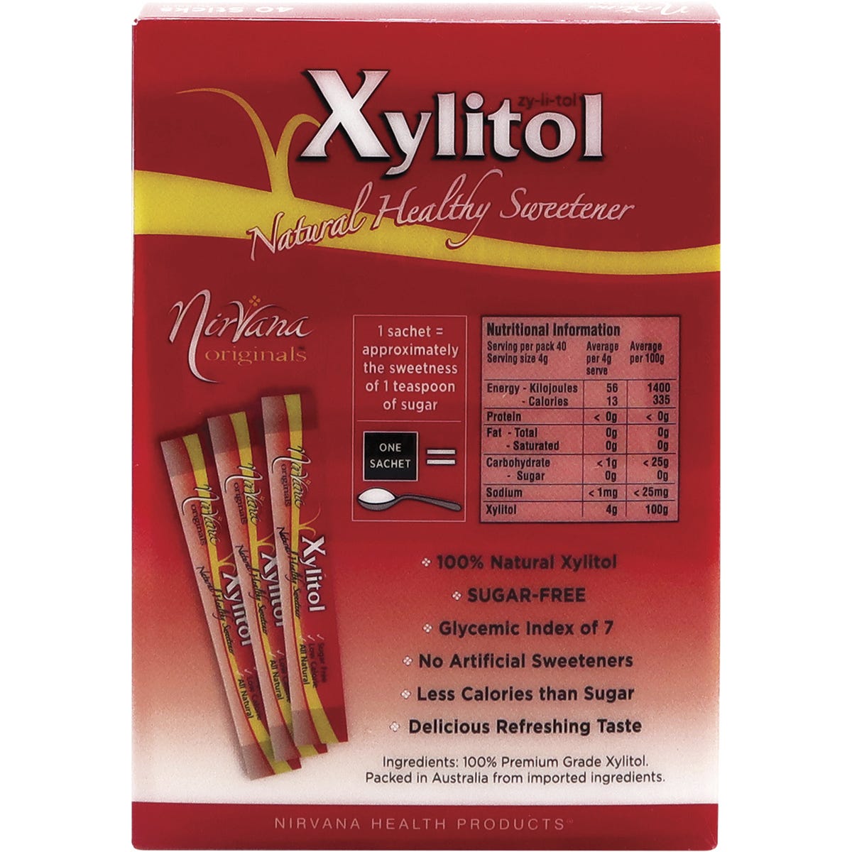 Nirvana Organics Xylitol Sticks