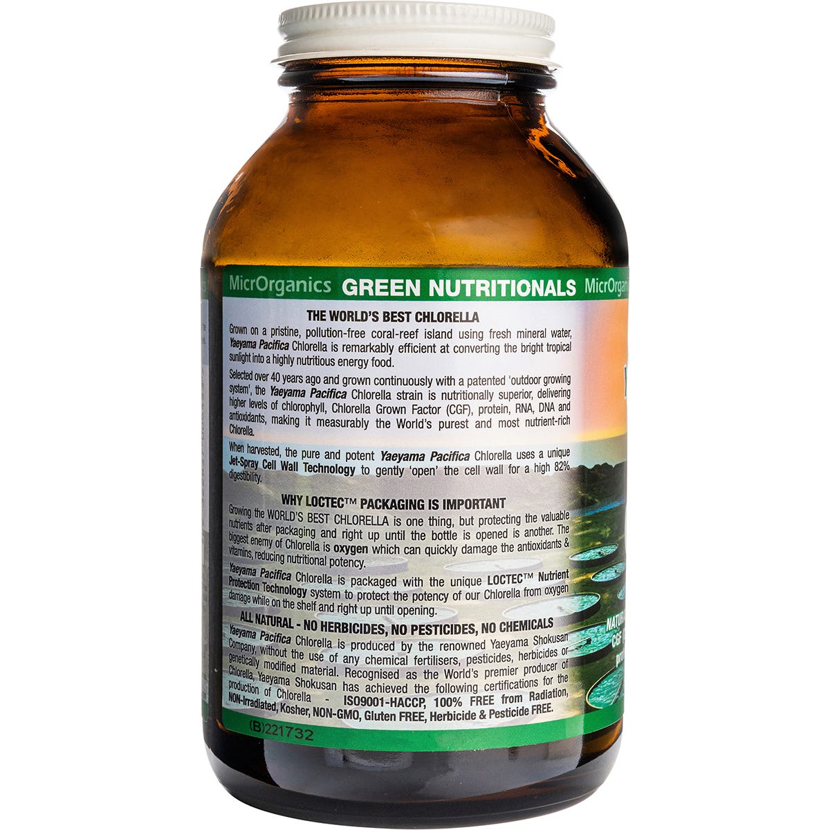 Green Nutritionals Yaeyama Pacifica Chlorella Powder